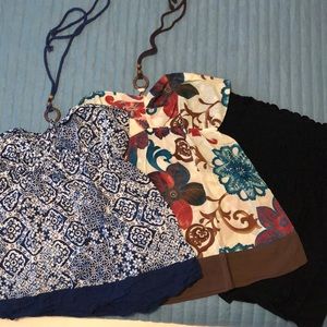 SOLD ❤️3 FANG & Freedom Strapless Tops